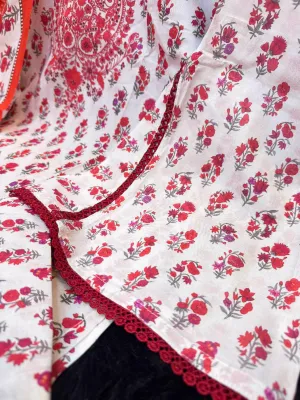 Elegant Digital Print Cotton Suit